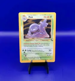 Muk 13/62 Fossil Set Holo Rare Pokemon Card Nintendo Pokemon 1999 TCG WOTC NM - Image 1