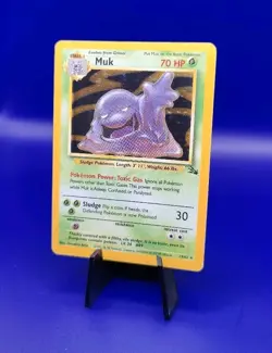 Muk 13/62 Fossil Set Holo Rare Pokemon Card Nintendo Pokemon 1999 TCG WOTC NM - Image 3