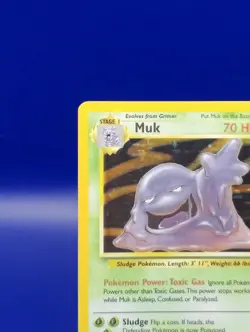 Muk 13/62 Fossil Set Holo Rare Pokemon Card Nintendo Pokemon 1999 TCG WOTC NM - Image 4
