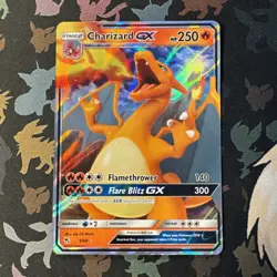 Pokemon TCG Charizard GX Holo Card 9/68 Hidden Fates Series Near Mint - Image 1