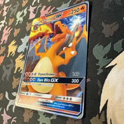 Pokemon TCG Charizard GX Holo Card 9/68 Hidden Fates Series Near Mint - Image 2