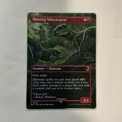 Hunting Velociraptor And Ancient Silver Dragon - Image 1