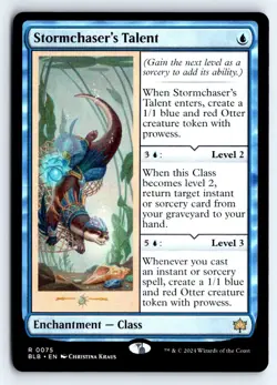 Stormchaser's Talent 75 Rare Bloomburrow Magic: The Gathering NM - Image 1