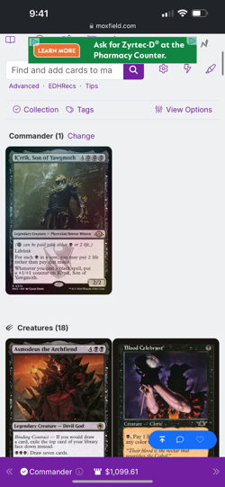 magic the gathering cedh deck with deck box and dice - Image 5