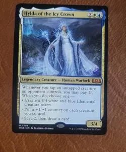 NM Hylda of the Icy Crown #206 Wilds of Eldraine WOE - Image 1