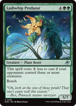 Magic Lashwhip Predator [EOE - 195] Foil Uncommon Near Mint - Image 1