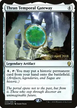 Thran Temporal Gateway [Dominaria Prerelease Promos] Foil Near Mint - Image 1