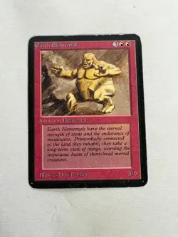 MTG Earth Elemental Alpha Magic the Gathering - Image 1