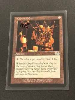 Urza's Saga Claws of Gix MTG Magic the Gathering MP - Image 1