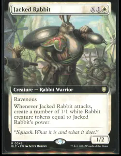 Jacked Rabbit R 0045 Commander Regular Bloomburrow MTG - Image 1