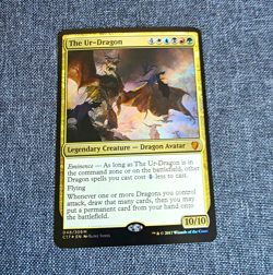 Oversized MTG The Ur-Dragon Commander 2017 Mythic 048/309 English - Image 1
