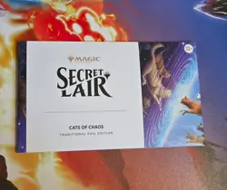 MTG New Sealed Secret Lair Cats are the Best: Cats of Chaos - Foil Edition - Image 1