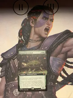 Fecund Greenshell (Extended Art) Bloomburrow BLM MTG - Image 1