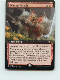 Echoing Assault (Extended Art) - R58 - MTG - Commander: Bloomburrow (BLC) - Image 1