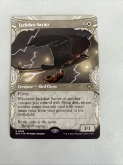 Jackdaw Savior (Showcase) Bloomburrow - Magic MTG NM - Image 1