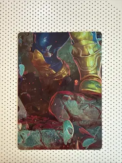 Magic MTG Thanos, the Mad Titan Art Card(8 Of 9 Art Series Marvel Super Heroes - Image 1
