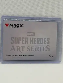 Thanos, the Mad Titan Art Card (5/9) Art Series: Marvel Super Heroes Regular - Image 2