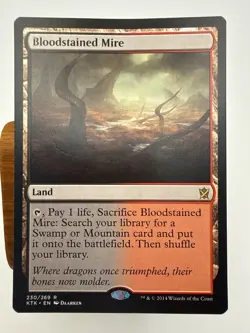 Bloodstained Mire Khans of Tarkir Regular - Image 1