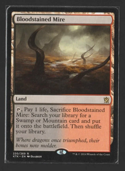 Bloodstained Mire - Khans of Tarkir (KTK) - MTG Land Rare - 230/269 - Image 1