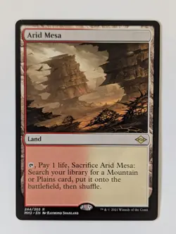 Magic the Gathering Arid Mesa (244) - Normal - Modern Horizons 2 (MH2) Near Mint - Image 1