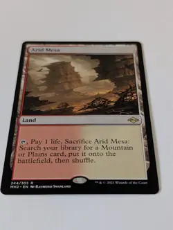 Magic the Gathering Arid Mesa (244) - Normal - Modern Horizons 2 (MH2) Near Mint - Image 3