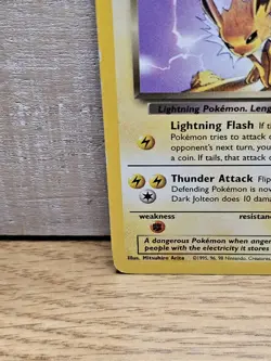 Dark Jolteon 38/82 Team Rocket Non-Holo Pokemon Card TCG - Image 5