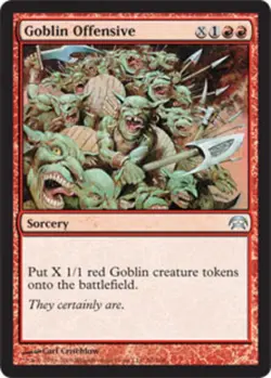 MTG Goblin Offensive, Light Play, English Planechase - Image 1