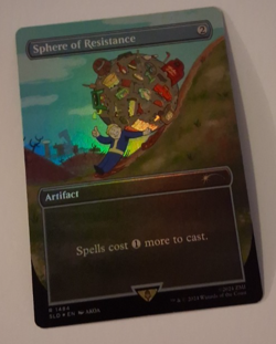 Sphere of Resistance FOIL NM Secret Lair Fallout MTG Magic the Gathering - Image 1