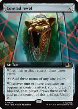 ~ Coveted Jewel (Extended Art) ~ NM ~ Commander: Marvel Super Heroes ~ MTG ~ - Image 1