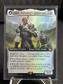 Dion, Bahamut's Dominant R 428 Final Fantasy (FIN) Extended Art Foil NM - Image 1