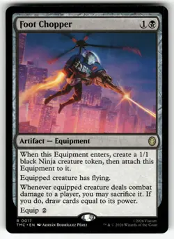 Foot Chopper 17 Commander: Teenage Mutant Ninja Turtles Magic: The Gathering NM - Image 1