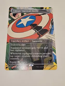 Captain America's Shield (Borderless) (0317) Marvel Super Heroes Regular - Image 1