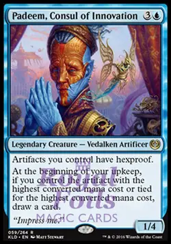 Padeem Consul of Innovation 1x FOIL KLD MTG Kaladesh Rare MINT blue - Image 1