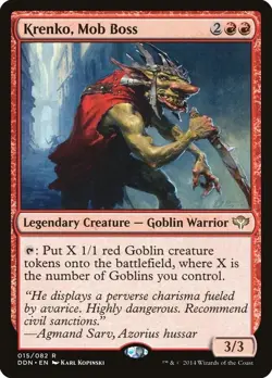 Krenko, Mob Boss - Duel Decks: Speed vs. Cunning (DDN) - Image 1