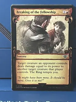 MTG Lord of the Rings Breaking of the Fellowship (Showcase Scrolls) Foil - Image 1