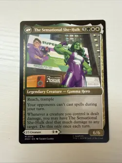 MTG Jennifer Walters The Sensational She-Hulk - Marvel Super Heroes #018 - Image 2