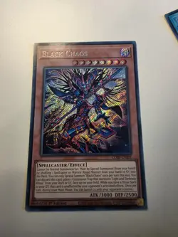 CORI-EN001 Black Chaos Secret Rare 1st Ed YuGiOh - Image 1