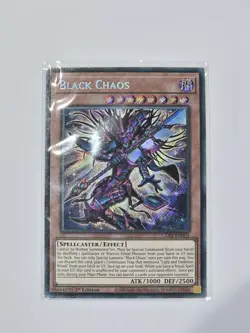 YUGIOH BLACK CHAOS SECRET RARE CORI-EN001 - Image 1
