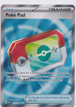 Pokemon TCG Perfect Order Full Art Poke Pad 113/088 Near Mint - Image 1