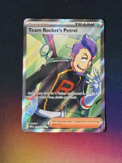 Pokemon TCG-Team Rocket's Petrel 226/182 Ultra Rare Holo Destined Rivals NM [NM] - Image 1