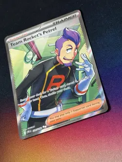 Pokemon TCG-Team Rocket's Petrel 226/182 Ultra Rare Holo Destined Rivals NM [NM] - Image 2