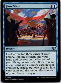 Flow State 49 Uncommon Secrets of Strixhaven Magic: The Gathering Foil LP - Image 1