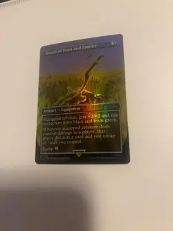 Sword of Feast and Famine (Borderless) Universes Beyond: Assassin's Creed Foil - Image 1