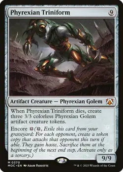 Phyrexian Triniform MTG March of the Machine Commander Mythical NM x1 - Magic - Image 1