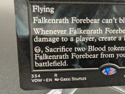 Dracula, Blood Immortal - Falkenrath Forebear Innistrad: Crimson Vow Regular - Image 2