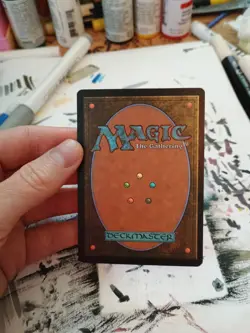 Magic The Gathering Hand Painted Swamp Alter Dracula: A Love Tale - Image 5