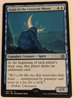 MTG English Magic Card NM KAMI OF THE CRESCENT MOON, Conspiracy 2 take the crown - Image 1