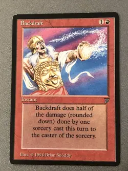 Backdraft X1 Legends LP Cond See Pics Front Back - Image 1