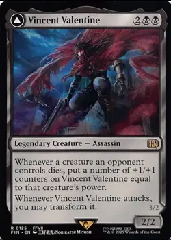 Vincent Valentine FIN 125 Normal English NM - MTG - Image 1