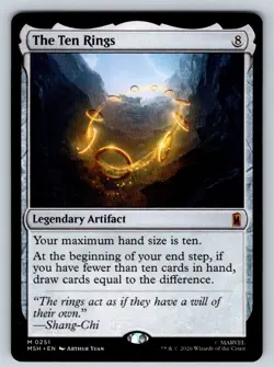 The Ten Rings 251 Mythic Marvel Super Heroes Magic: The Gathering Near Mint - Image 1